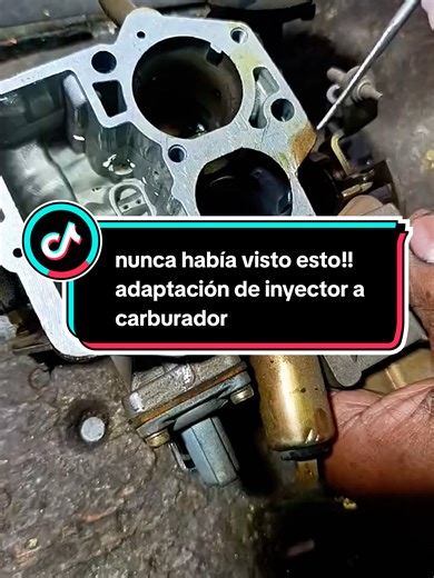 Adaptación de inyector a carburador: ¡Nunca lo había visto!