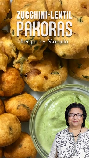 Mouth-watering Zucchini Lentil Pakora Recipe By Manjula #pakora #lentilpakora #shortsvideos View the full recipe at https://manjulaskitchen.com/zucchini-lentil-pakoras/ Learn how to make Zucchini Lentil Pakoras (Delicious Appetizer) Recipe by Manjula Ingredients: 1 cup red lentils washed masoor dal 1 zucchini medium-sized, cut into thick rounds 2 Tbsp green chili chopped 2 Tbsp ginger finely chopped 2 Tbsp cilantro chopped 1 ½ tsp salt adjust to taste ½ tsp red chili powder Pinch of baking soda 