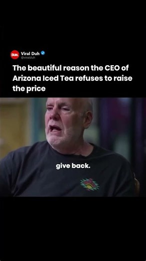 The beautiful reason the CEO of Arizona Iced Tea refuses to raise the price