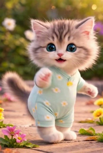 This Tiny Kitten’s Dance Will Melt Your Heart 🐾💚
