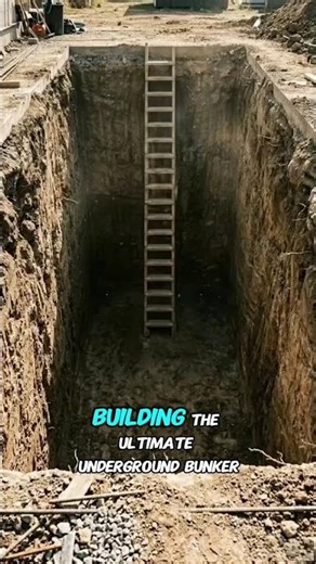 Building a Secret Doomsday Bunker #shorts #timelapse #satisfying #survival #bunker