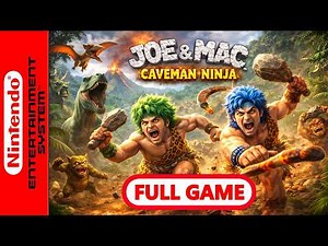 🔴Joe & Mac (NES) FULL GAMEPLAY | Complete Playthrough – No Commentary