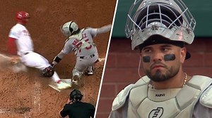 Bryce Harper *steals* home, and we have another catcher's interference!