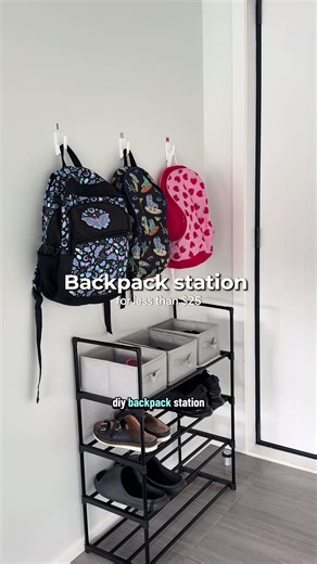 Budget-Friendly Backpack Station for Back to School