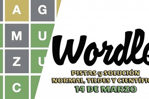 Wordle en Español de hoy 14 de marzo, tildes y científico: solución y pistas a la palabra del día