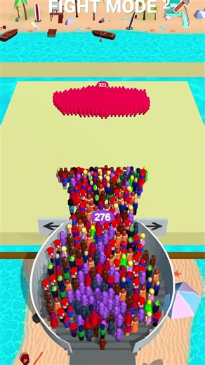 Escalators Fight Mode 276 VS 321 – EPIC Crowd Battle FAIL! 💥🤯 #shorts #funny