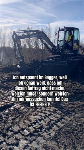 Diese Freiheit kennen nur die wenigsten Baggerfahrer! 🤣 #bagger #baustelle #bau #hyundai