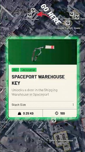 ARC Raiders - Spaceport Warehouse Key FULL Location Guide