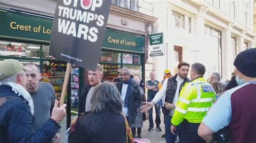 Tensions Boil Over: Anti-War Protest in London Sees Clashes and Police Intervention