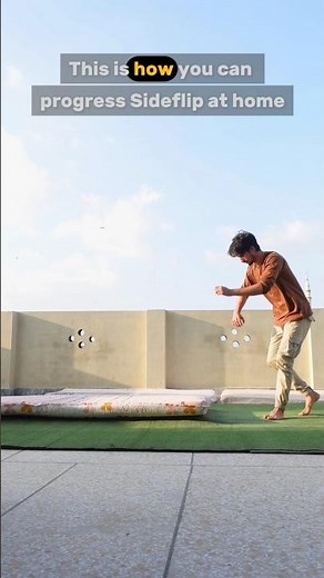 How to do Sideflip at home ✅ Easy stunt's to learn at home 💯👍#howto #acrobatics #tutorials