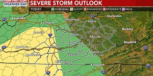 First Alert Weather Day: Strong to severe storms possible today and tonight