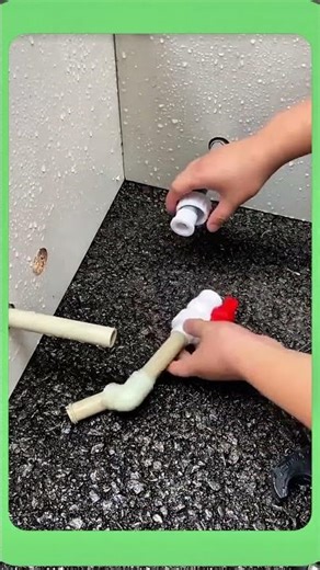 “Perfect Water Tap Connection | #Plumbing #DIYHomeFix #SatisfyingWork”