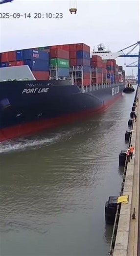 Port Line Vessel Docking Incident: Minor Scuff and Inspection