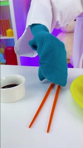 Sushi Feet Challenge: The Ultimate Food Adventure! 🍣👣 #shorts