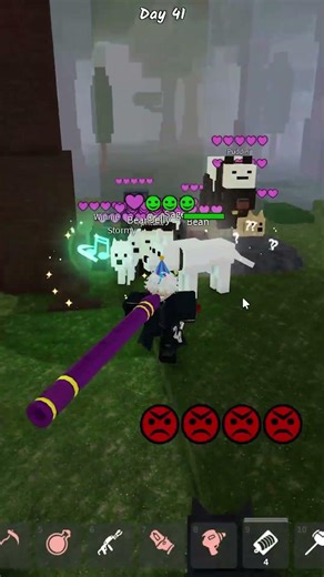 Building an army of tamed beasts in 99 Nights #roblox #survival #gaming
