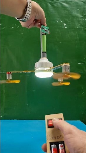 DIY 4 motor ceiling fan #DIYfan #CeilingFan