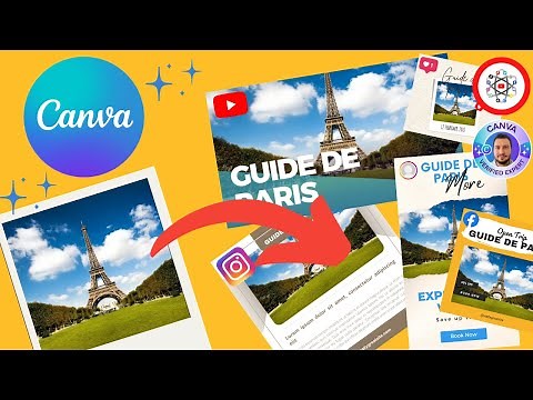 MAGIC Design CANVA : Créer n'importe quel Template à partir d'une SIMPLE Image