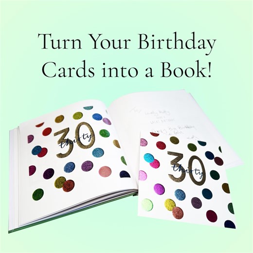 Custom Card Keepsake Book | Birthday, Wedding, and Event Memory Book - Etsy UK