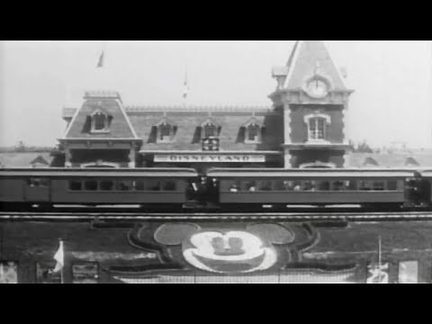 Vintage Disneyland Opening Day Footage - July 17, 1955 Celebration with Walt Disney, parade