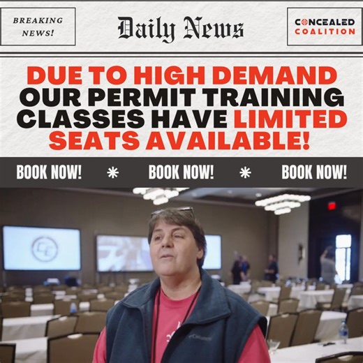 🚨 The #1 Concealed Carry Permit Class in South Carolina! Take 1 class & get certified! Get the South Carolina CCW Multi-State Permit. Reserve your seat now!! 👇 | Concealed Coalition