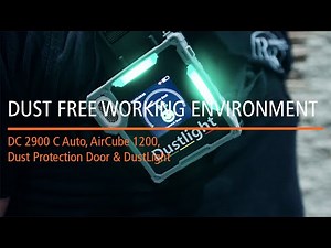 Dustcontrol - DC 2900 C Auto, AirCube 1200, Dust Protection Door & DustLight