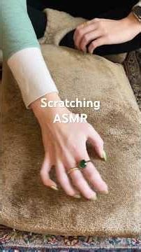 Pillow scratching ASMR 😴❤️ #asmr #scratchingasmr #asmrsounds #satisfying