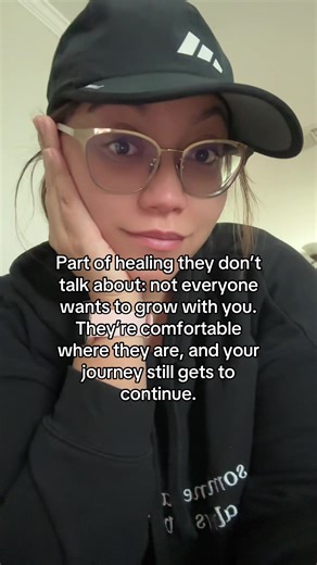 Healing can feel lonely…not because you’re doing it wrong, but because growth shifts relationships. Some people aren’t ready to unlearn what’s familiar, and that doesn’t make them bad or you selfish. It just means your nervous system, values, and needs are changing. You’re allowed to honor your growth without dragging anyone along or abandoning yourself in the process. Keep going. Your healing is still worth it. Follow for more mental health content that supports your growth and boundaries. #the