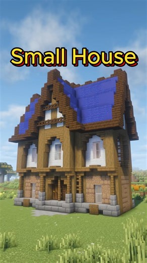 Minecraft medieval house build #minecraft #ideas #fyp #tutorial #minecraftbuilding #gaming #mc