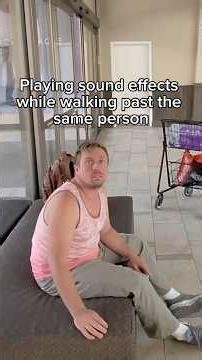 Playing sound effects while walking past the same person