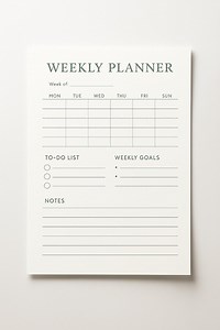 Minimalist Weekly Planner Printable: A4, Letter, A5, iPad (PDF) - Etsy Australia
