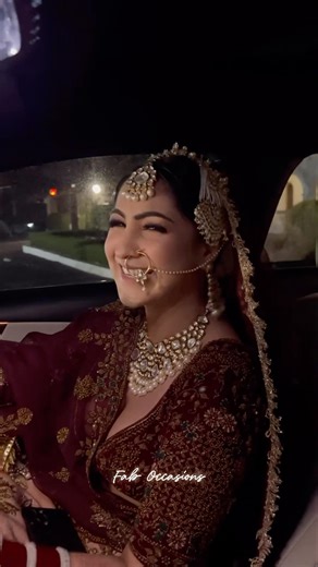 Bride Drives Car to her Own Wedding | Car Driving | Baraat | Cool Bride | Wedding Fun | Lehenga Love