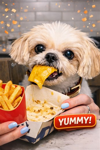 Stella the dog taste test challenge