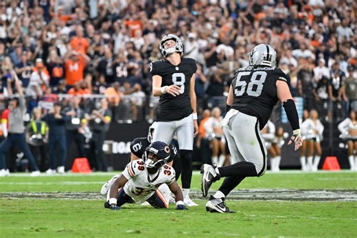 Bears magic trick: How Josh Blackwell’s blocked field goal saved the day in Vegas