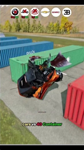 The Longest Car Jump Ever? 40 Containers!