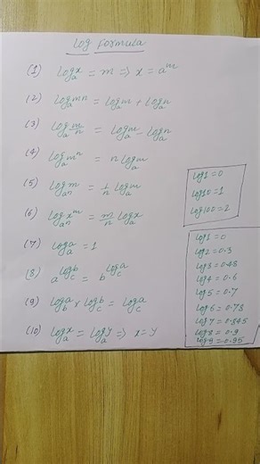 Log Formula