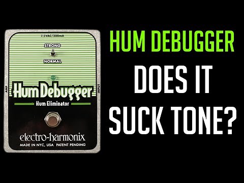 Electro-Harmonix Hum Debugger Demo - Guitar Hum Eliminator Pedal for Noisy Single Coil Pickups