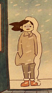 On a very cold day. I hope this makes your day feel a little happier. #2024work | Puuung