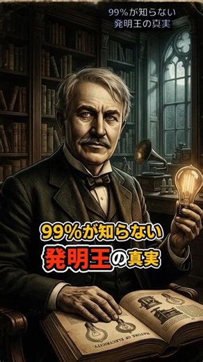 99%が知らない発明王エジソンの真実。象を電気椅子にかけた男の末路… #歴史の真実 #エジソン #雑学