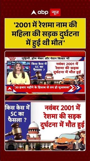 SC Homemaker Ruling : '2001 में रेशमा नाम की महिला की सड़क दुर्घटना में हुई थी मौत' | #ytshorts
