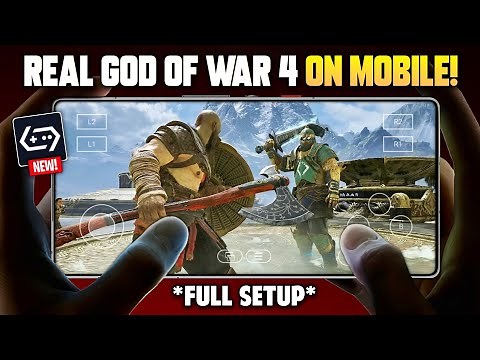 🔥 Play God of War 2018 on Mobile Offline! (Android) | GOW 4 Mobile Gamehub Full Setup + Settings