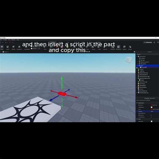 How to make a Kill Brick in Roblox Studio #RobloxStudio