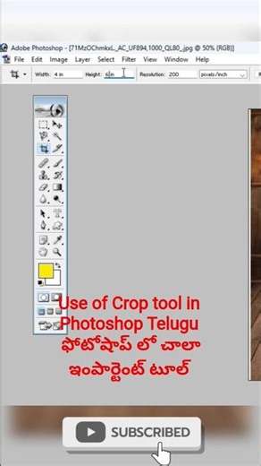 Learn Photoshop #1|| Photo Editing Tutorials || Adobe Photoshop Tutorials In Telugu