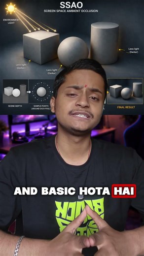 Ambient Occlusion Explained | ON ya OFF? 🤔 #shorts #shortsfeed