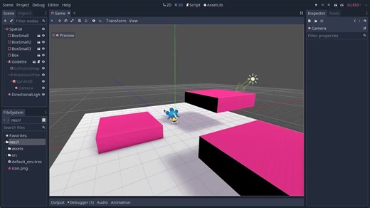 GODOT创建2.5D游戏