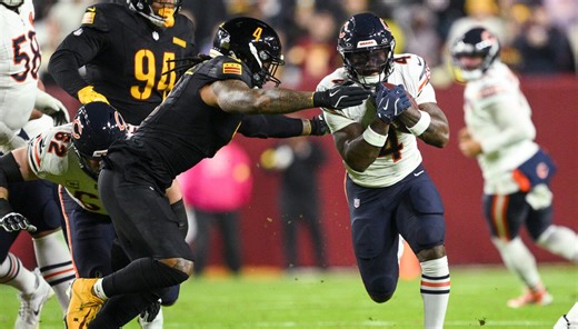 With RB D'Andre Swift questionable, Kyle Monangai has another chance to make a first impression