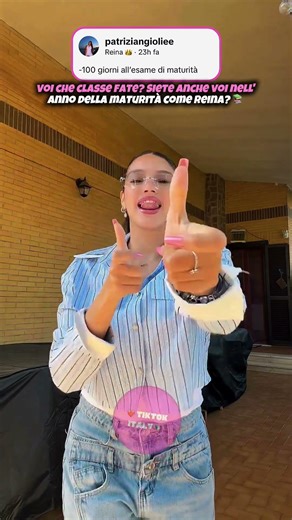 REINA... -100 GIORNI ALLA MATURITÀ! #shorts #tiktok #perte #neiperte