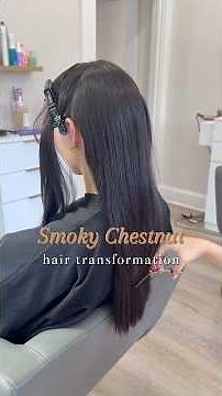Smoky Chestnut hair—Step by step. Pt. 1 #fallhair#hair#haircolor#hairstylist#viralhair#hairgoals#fyp