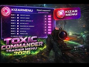 JOHN CARPENTER'S TOXIC COMMANDO: CHEAT MENU 2026 - FULL POWER UNLOCKED! KIZAR MENU 1.0