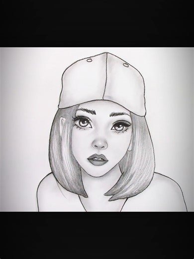 How to Draw a girl, easy drawing step by step ✏️🎨#Arttips #USA #drawingtutorial #creativity #artcommunity