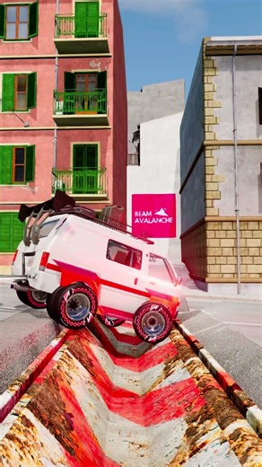 Trucks and Cars vs Speed Bumps #384 | BeamNG.drive